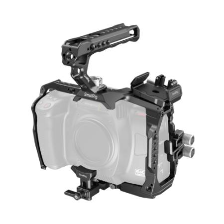 SmallRig 4574B - zestaw, klatka, uchwyt górny, mocowanie SSD, zacisk kablowy, wspornik obiektywu, do Blackmagic Design C